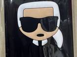 3д Чехлы для Iphone 11 Karl Lagerfeld Карл Лагерфельд брендовый нарядный с 3д Чехлы для Ip - фото 3