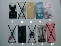 Чехлы силиконовые с принтом на iphone 5