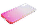 Чехол Baseus для iPhone X/Xs Glaze pink (Wiapiphx-GC04) - фото 2
