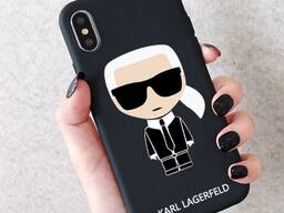 Чехол для iPhone 12 Max Чехол для iPhone 12 Max Pro Lagerfeld Karl Lagerfeld Paris Silicon