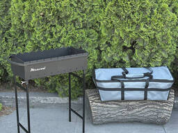 Чехол для мангала Гектор на 9 шампуров серый