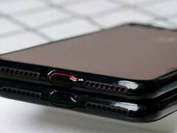 Чехол Рожки iPhone 6 Plus/6s Plus red