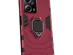 Чехол Transformer Ring for Magnet для Xiaomi Poco X5 Pro 5G Red (Код товара:27416)