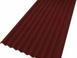 Черепица лист Ондулин красный, коричневый, зеленый - фото 2
