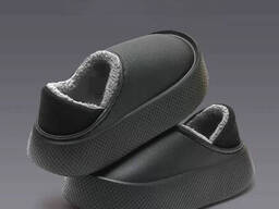 Черевики Flor Водонепроникні 2в1 Чорні 38-39 (24 см) GaLosha Всесезон (4131)