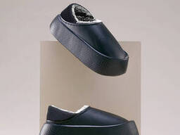 Черевики Flor Водонепроникні 2в1 Чорні 40-41 (25 см) GaLosha Всесезон (4132)