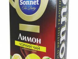 Черный чай с лимоном в пакетиках Sonnet 20 шт.