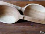 Черпаки из натурального дерева для бани и сауны. - фото 3