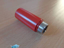 Червоні подовжувачі від 10 до 100 мм. Різьбове з'єднання внутр. 1/2" — зовнішня 1/2". ..