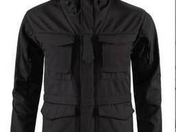 Чоловіча куртка-парка Soft Shell чорна 52