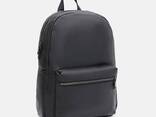 Чоловічий рюкзак шкіряний Keizer K1KS313bl-black - фото 2