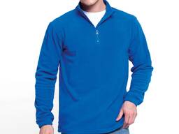 Чоловічий флісовий светр з коротким замком-блискавкою