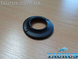 Чорний розбірний декоративний фланець - чашка DUO D65 / висота 12 мм Black, внутрішній. ..
