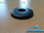Чорний сферичний декоративний фланець D60 / висота 10 мм Black, внутрішній розмір 1/2". ..