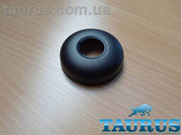 Чорний сферичний декоративний фланець D68 / висота 20 мм Black, внутрішній розмір 3/4". ..