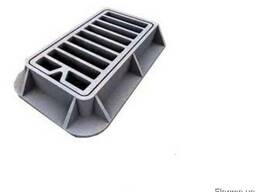 Чугунный дождеприемник 930х550х120, решетка793х400х45мм