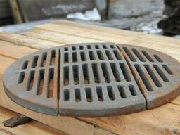 Чугунный колосник круглый, 396 мм, 460 мм, 550 мм, 710 мм