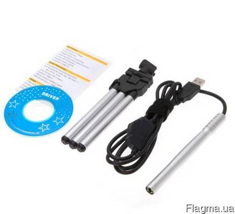 Цифровой микроскоп-эндоскоп USB2,0 10Х-200Х с led подсветкой