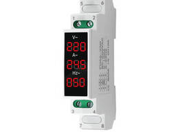 Цифровой вольтметр-амперметр-частотомер на DIN-рейке FH66-VAH AC 80-500В 100А