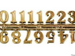 Цифры пластиковые самоклейка