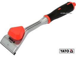 Цикля-скребок с металлическим корпусом и резиновой ручкой лезо- 62 мм, l = 290 мм . ..