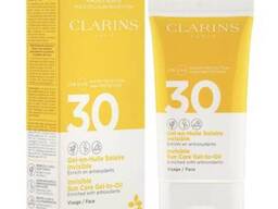 Clarins Гель сонцезахисний для обличчя Gel-en-Huile Solaire Invisible Visage SPF 30, 50 мл