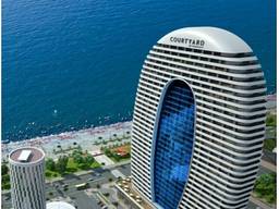 Courtyard by Marriott, Батуми. Вид на море и фонтаны!