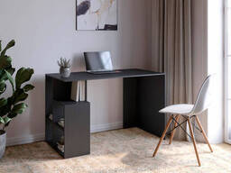 Cтол письменный с полками Антрацит Kompred