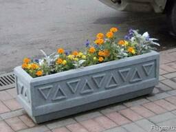 Цветочница уличная бетонная