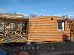 Дачный домик 25 квадратов с террасой