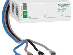Датчик ел. енергії PowerTag 3P N верхнє, нижнє, провід