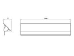 Декоративна планка для піддона та ванни Qtap Water cover WHI60101802