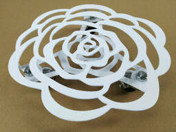Декоративная подставка для цветов из металла Viz-a-viz Rose white 300 мм
