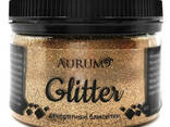 Декоративные блестки Глиттер Aurum № 02 Бронзовый 60 г - фото 2