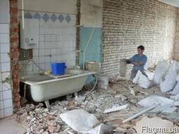 Демонтаж и снятие плитки