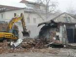 Демонтаж будинків заводів сараїв утилізація