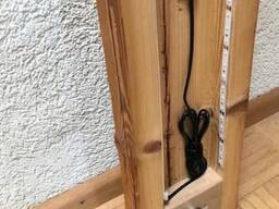 Дерев’яний світильник з амбарного бруса — стиль лофт, еко дизайн