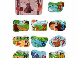 Деревянная игрушка Пазлы MD 2620 (Медвежонок)