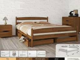 Деревянная кровать из массива бука