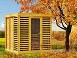 Thermowood Cube outdoor Sauna 2,1х2,1м Деревянная разборная баня под ключ