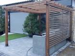 Деревянные навесы, пергола из дерева под ключ - фото 3