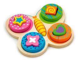 Дерев'яний пазл-сортер Viga Toys Метелик (59924)