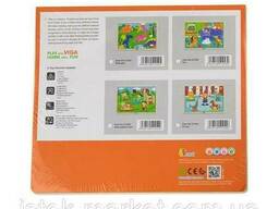 Деревянный пазл Viga Toys Домашние питомцы, 16 эл. (51453)