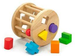 Деревянный сортер Viga Toys Цилиндр с фигурами (54123)