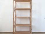 Деревянный стеллаж, стеллаж для игрушек в детскую, торговый стеллаж в магазин - фото 1