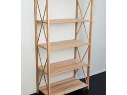 Деревянный стеллаж, стеллаж для игрушек в детскую, торговый стеллаж в магазин