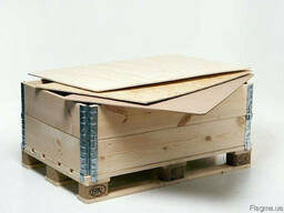 Деревянный ящик, контейнер, короб, паллетный борт, евроборт