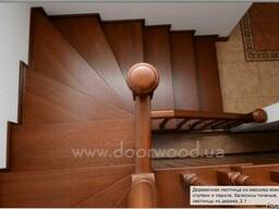Деревянные лестницы, изготовление лестниц из дуба и ясеня