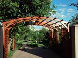 Деревянная пергола. Строительство под ключ. - фото 2