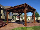 Деревянная пергола. Строительство под ключ. - фото 3